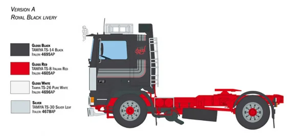 Italeri Volvo F-12 Intercooler With Access