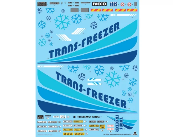 Italeri Iveco Turbostar reefer truck