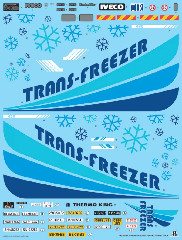 Italeri Iveco Turbostar reefer truck &mdash; image 9 of 14