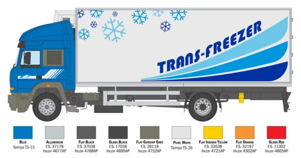 Italeri Iveco Turbostar reefer truck &mdash; image 8 of 14