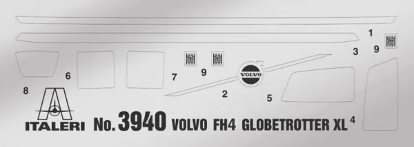 Italeri Volvo FH Low Roof — image 6 of 12