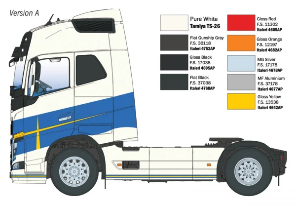 Italeri Volvo FH16 Medium Roof — image 7 of 14