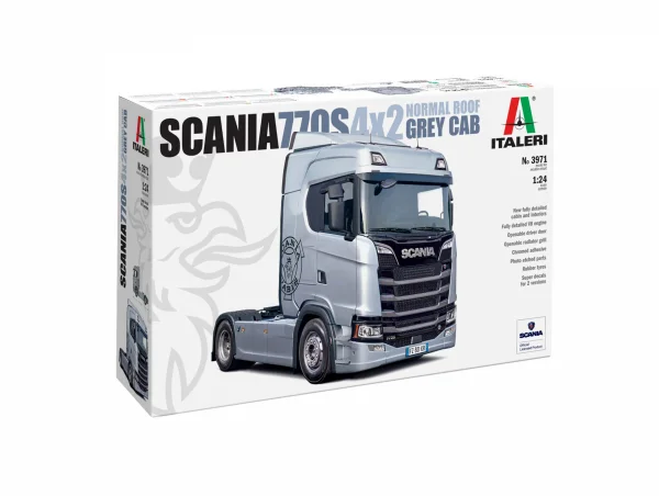 Italeri Scania S770 4x2 Normal Roof Grey Cab