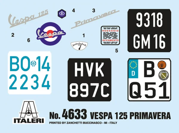 Italeri Vespa 125 Primavera