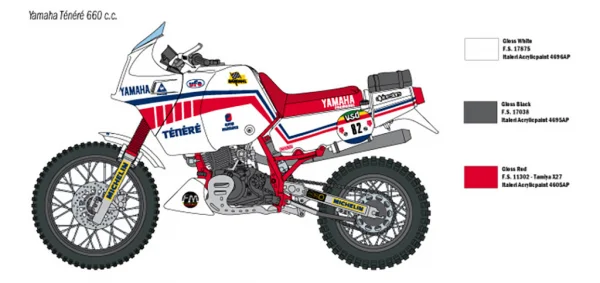 Italeri Yamaha Tenere 660 Cc 1986