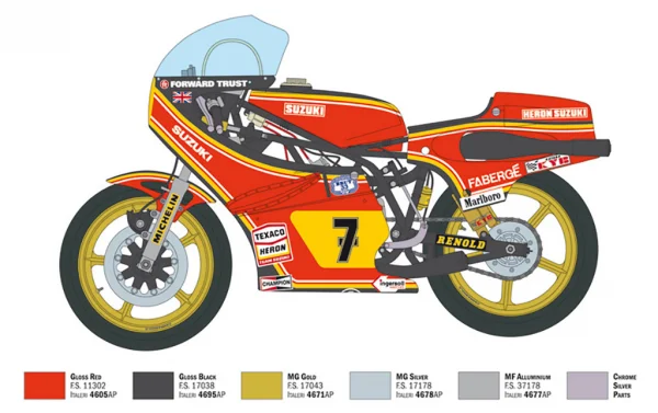 Italeri Suzuki Rg 500 Xr27(Team B Sheen)78