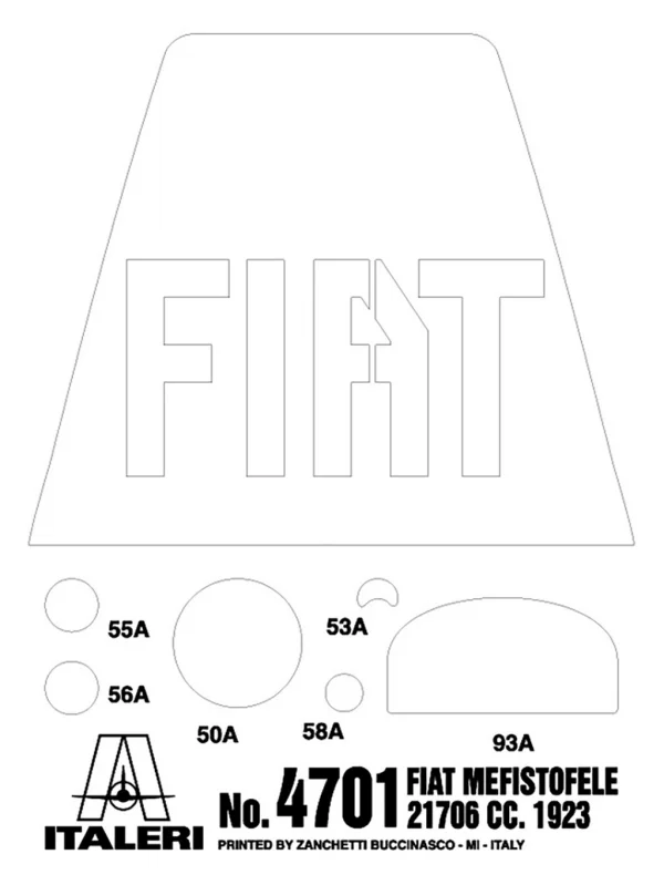 Italeri Fiat Mefistofele