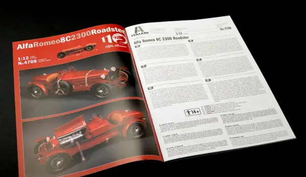 Italeri Alfa Romeo 8C 2300 Roadster 1:12 — image 13 of 13