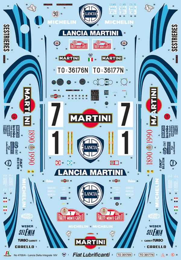 Italeri Lancia Delta HF Integrale 16V