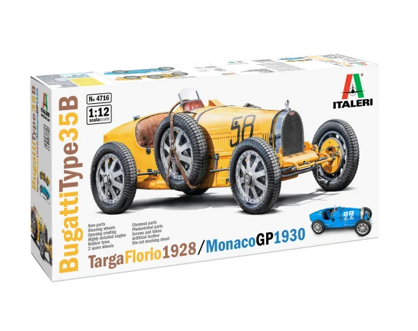 Italeri Bugatti Type 35B - Targa Florio 29 / Monaco GP 30