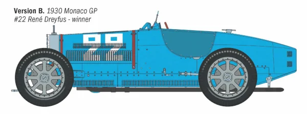 Italeri Bugatti Type 35B - Targa Florio 29 / Monaco GP 30