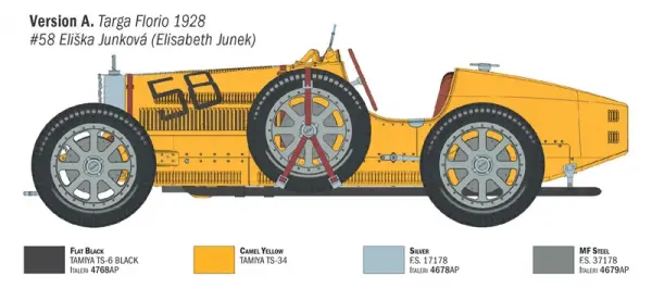 Italeri Bugatti Type 35B - Targa Florio 29 / Monaco GP 30 &mdash; image 8 of 22