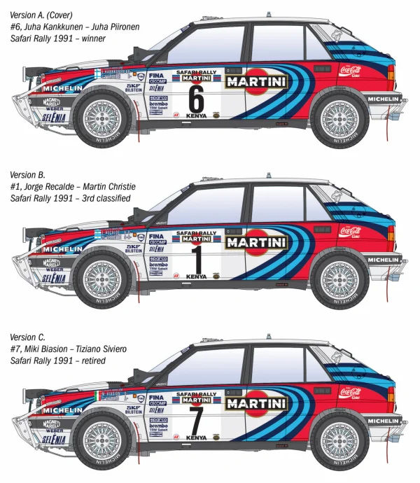 Italeri Lancia Delta Integrale Safari 16v