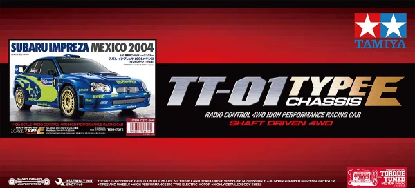 Tamiya IMPREZA Mexico (TT-01E)