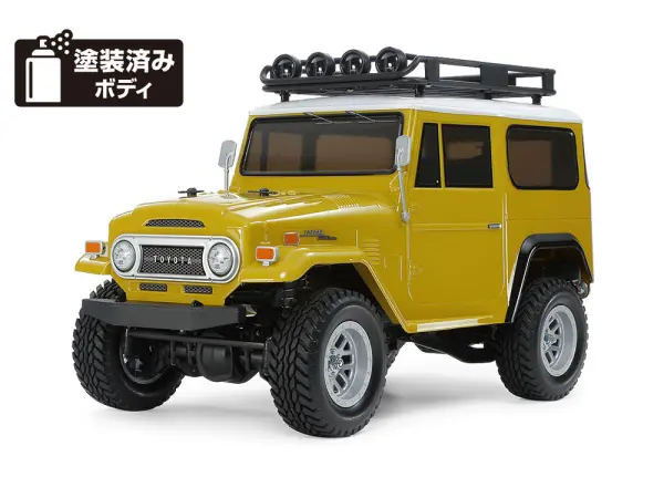 Tamiya Toyota LC 40 Yellow Painted CC-02 — image 3 of 11