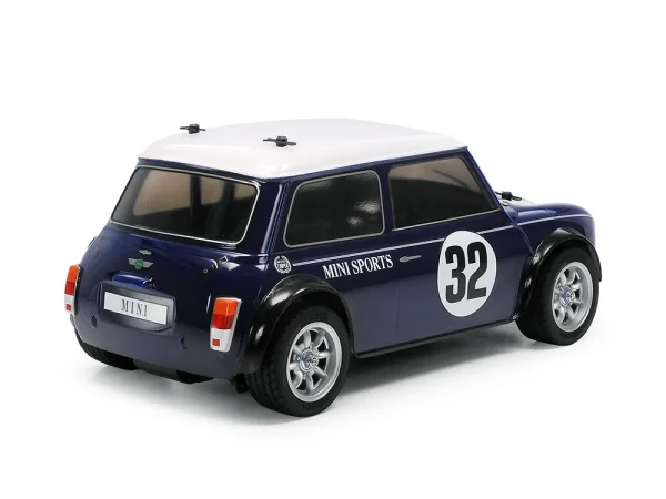 Tamiya Mini Cooper Racing with Blue Painted Body (MB-01) &mdash; image 3 of 5