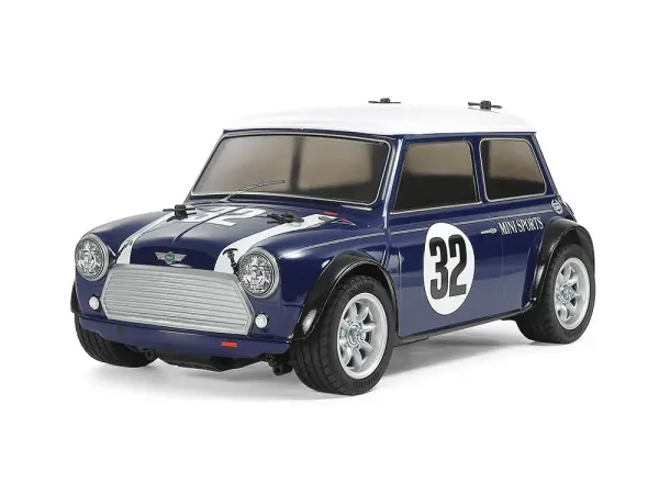 Tamiya Mini Cooper Racing with Blue Painted Body (MB-01) &mdash; image 6 of 16