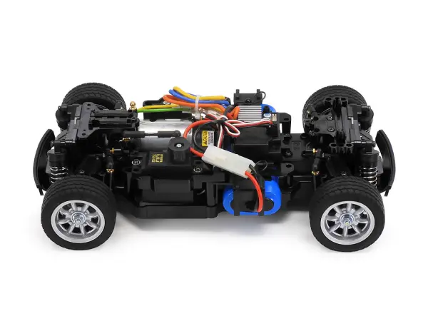 Tamiya Mini Cooper Racing with Blue Painted Body (MB-01) &mdash; image 9 of 16