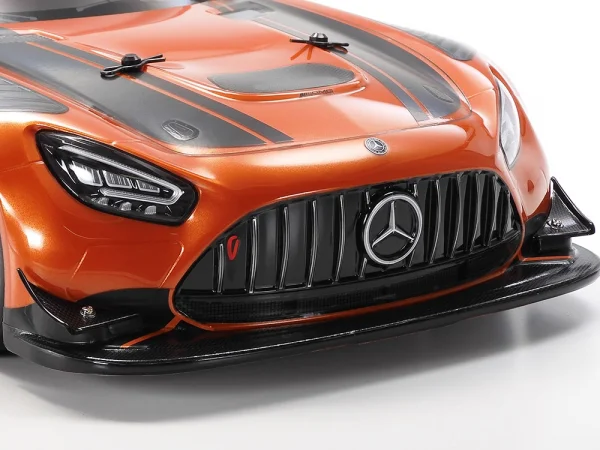 Tamiya Mercedes-AMG GT3 EVO (TT-02) with Orange Painted Body — image 4 of 5