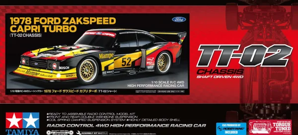 Tamiya 1978 Ford Zakspeed Capri (TT-02)