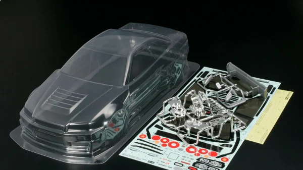 Tamiya Skyline GT-R R34 Z-tune Clear Bodyshell - 190mm