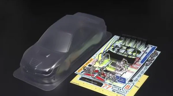 Tamiya Subaru IMPREZA WRC 2007 Clear Bodyshell 190mm