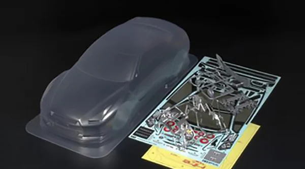 Tamiya Nissan GTR-R Clear 190mm Bodyshell