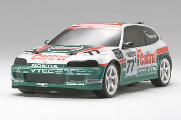 Tamiya Castrol Civic 190mm Clear Bodyshell