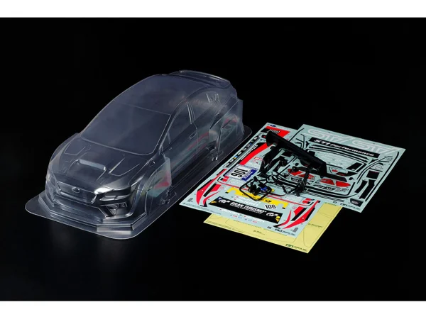 Tamiya Subaru WRX STI NBR Challenge Clear Bodyshell (190mm)