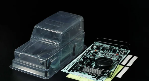 Tamiya Land Rover Defender 90 Clear Bodyshell