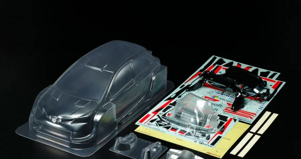 Tamiya Yaris Gazoo WRC Clear Bodyshell (190mm)