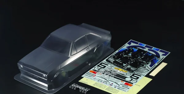 Tamiya Ford Escort Mk.II Clear Unpainted Rally Bodyshell