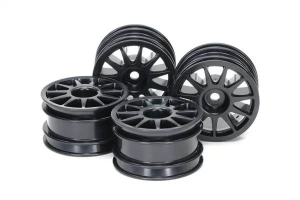 Tamiya M Chassis 11 Spk Wheel Black X 4