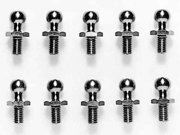 Tamiya 5mm Aluminium. Ball Connector*10
