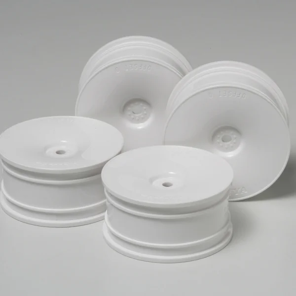 Tamiya White Dish Wheel (26mm/Offo) X 2
