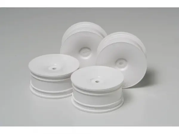 Tamiya White Dish Wheel (26mm/Offo) X 2 — image 1 of 3