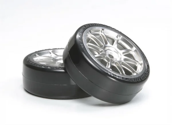 Tamiya 10-S Wheel W/Super Driftech Tire