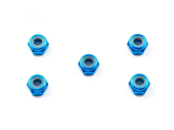 Tamiya 4mm Aluminium Lock Nut For 58431 — image 2 of 2
