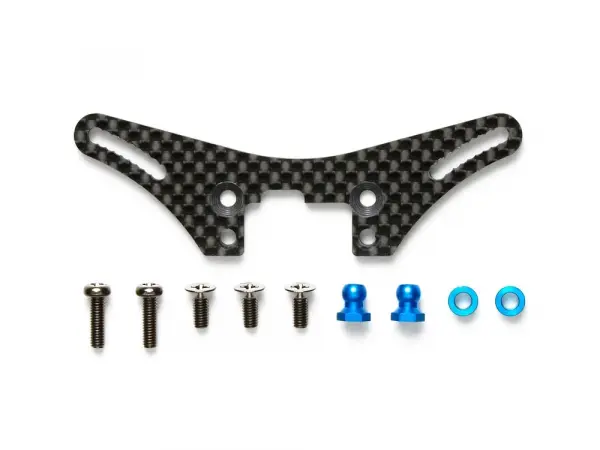 Tamiya TA06 Front Carbon Damper Stay Short