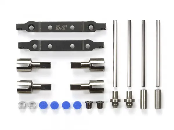 Tamiya TT-02-S Steel Suspension Mount Set — image 3 of 3