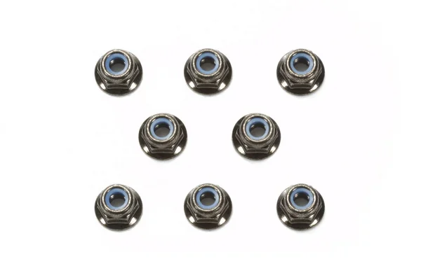 Tamiya 4mm Flange Lock Nut *8