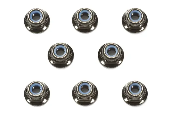 Tamiya 4mm Flange Lock Nut *8 — image 1 of 2