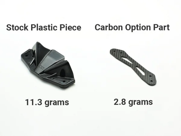 Tamiya TT-02 Carbon Bumper Support