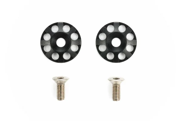 Tamiya Aluminium Wing Washers Black
