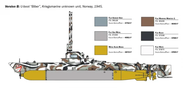 Italeri Biber Midget Submarine — image 5 of 14