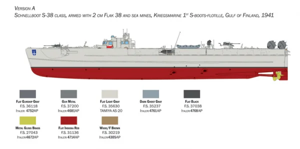 Italeri Schnellboot S-26/S-38 — image 10 of 14