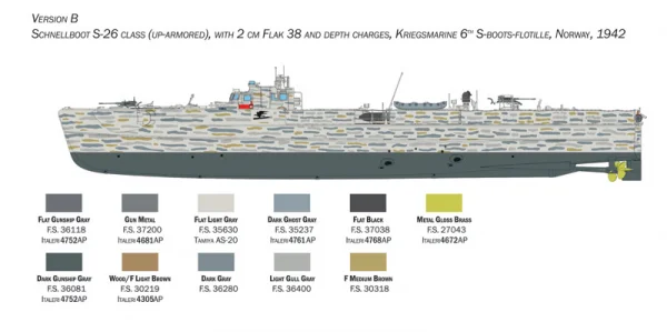 Italeri Schnellboot S-26/S-38 — image 9 of 14