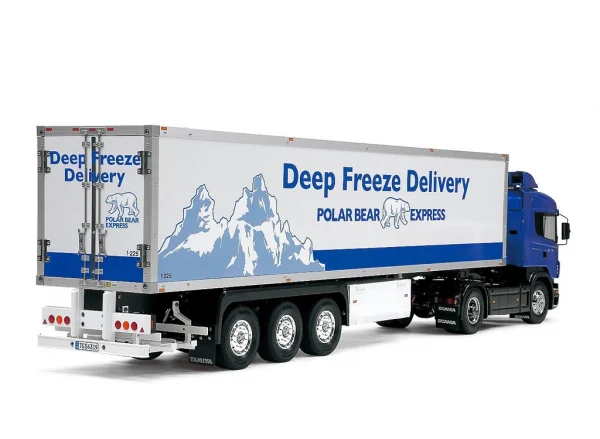 Tamiya Reefer Semi 3 Axle Trailer For Tamiya Tractor Units