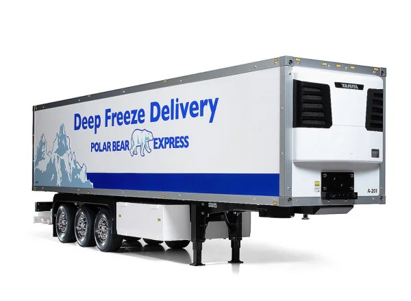 Tamiya Reefer Semi 3 Axle Trailer For Tamiya Tractor Units
