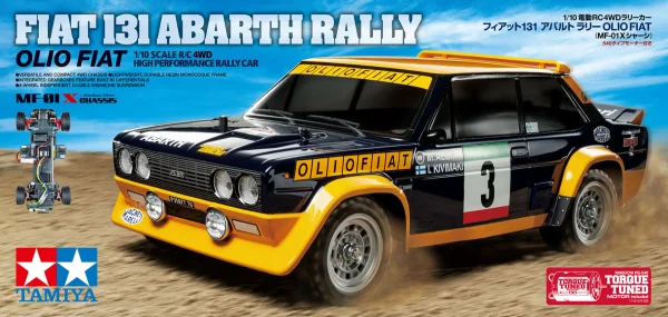 Tamiya Fiat 131 Abarth Rally OF MF-01X — image 12 of 13